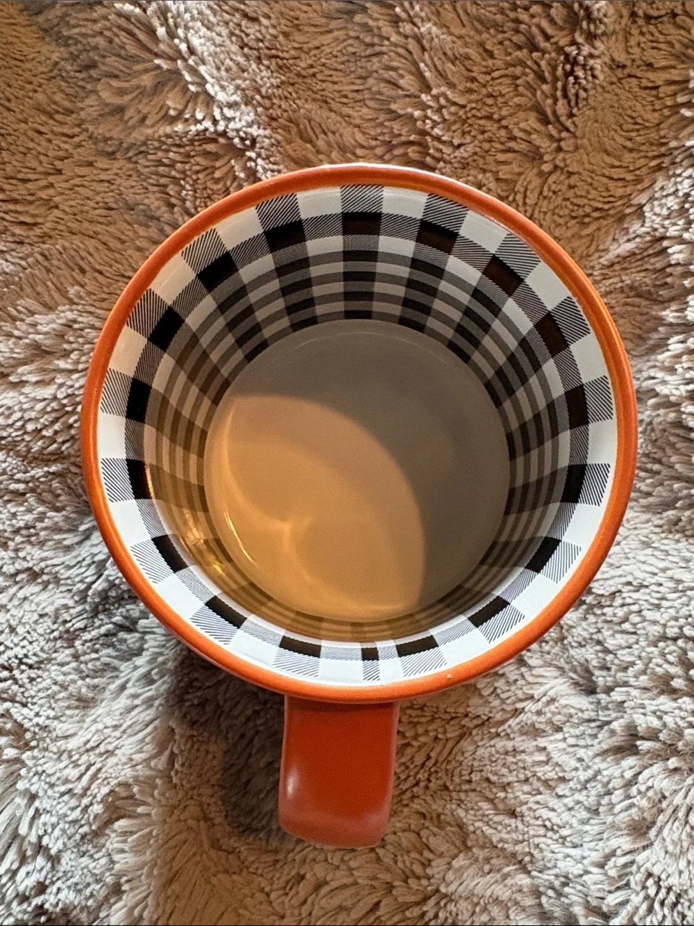 Let's Get Cozy Fall Rust Ceramic Mug